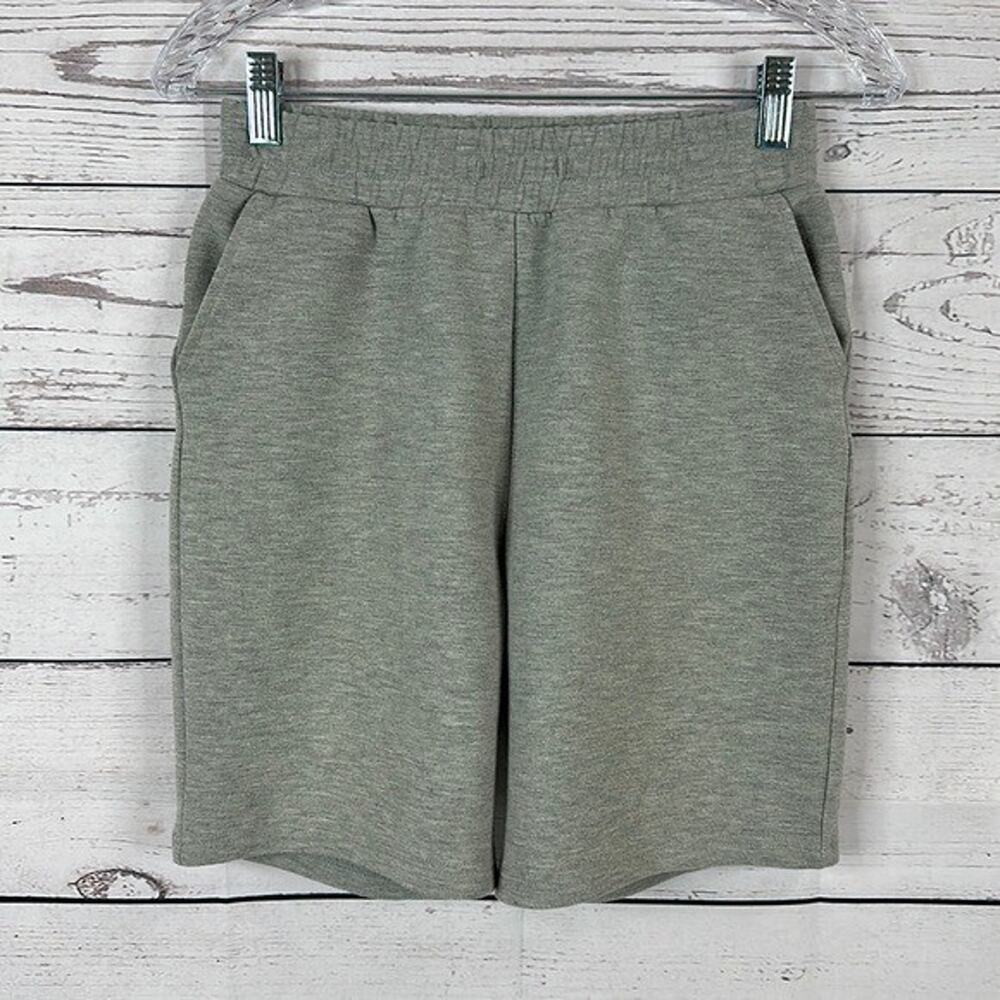 Zyia Shorts Youth Boys 12 Gray Elastic Waist Pull on pockets‎ Lounge Soft
